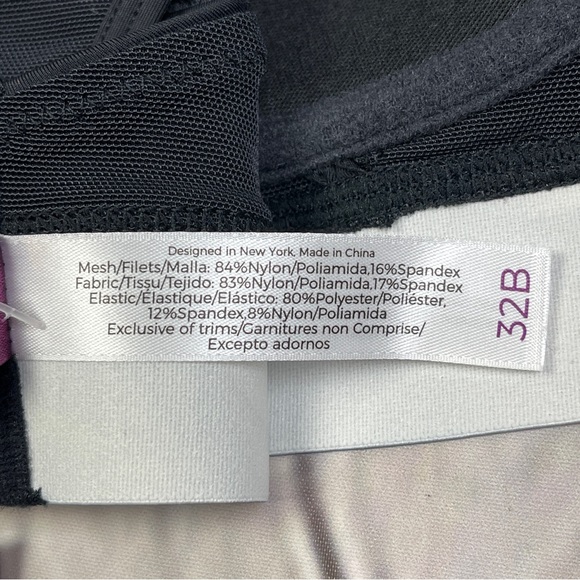 ADORE ME Micah Contour black sports bra NEW, size 32B - Picture 13 of 15